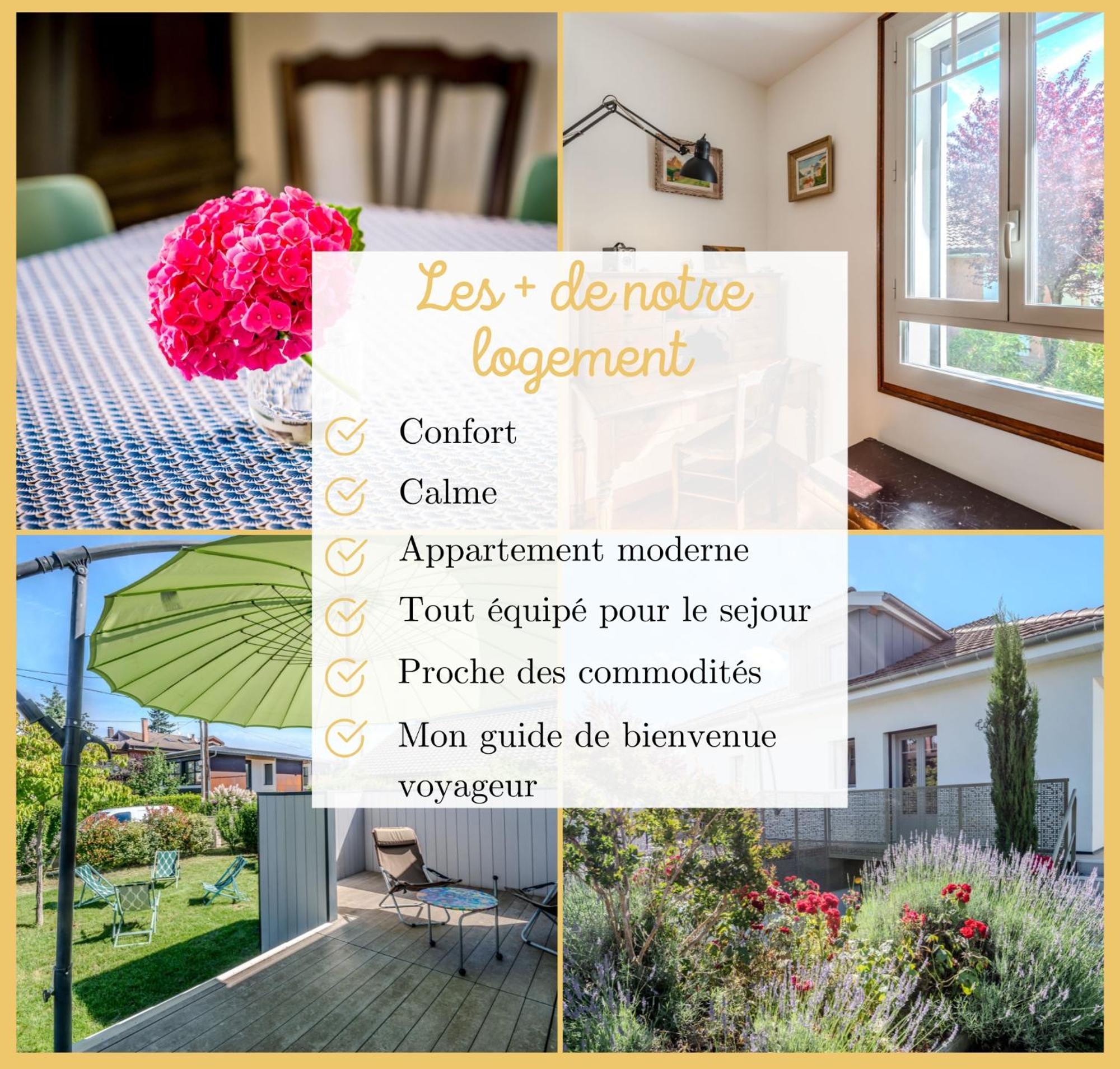 Chez Drum I Villa T3 I Thonon Luaran gambar